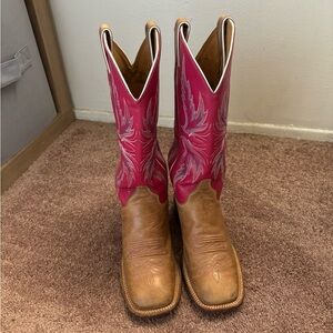Women Justin squared toe boots